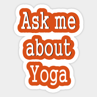 Yoga Lover Spiritual Awakening Sticker